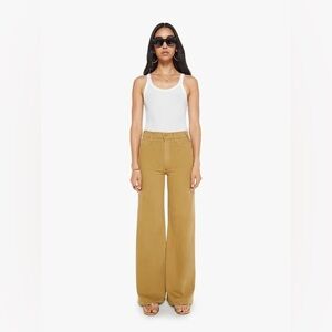 Mother The Hustler Roller Sneak Jeans Long Time No See Bronze Mist